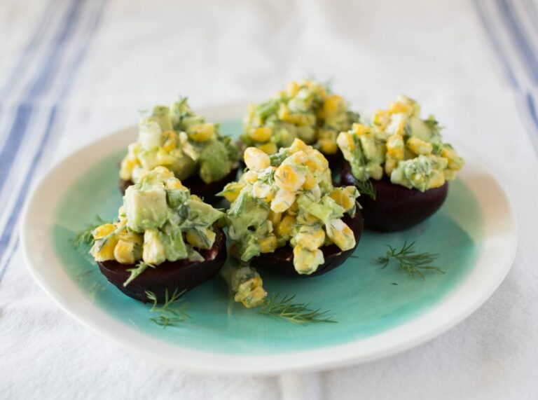 Betarragas rellenas Chilean Stuffed Beets