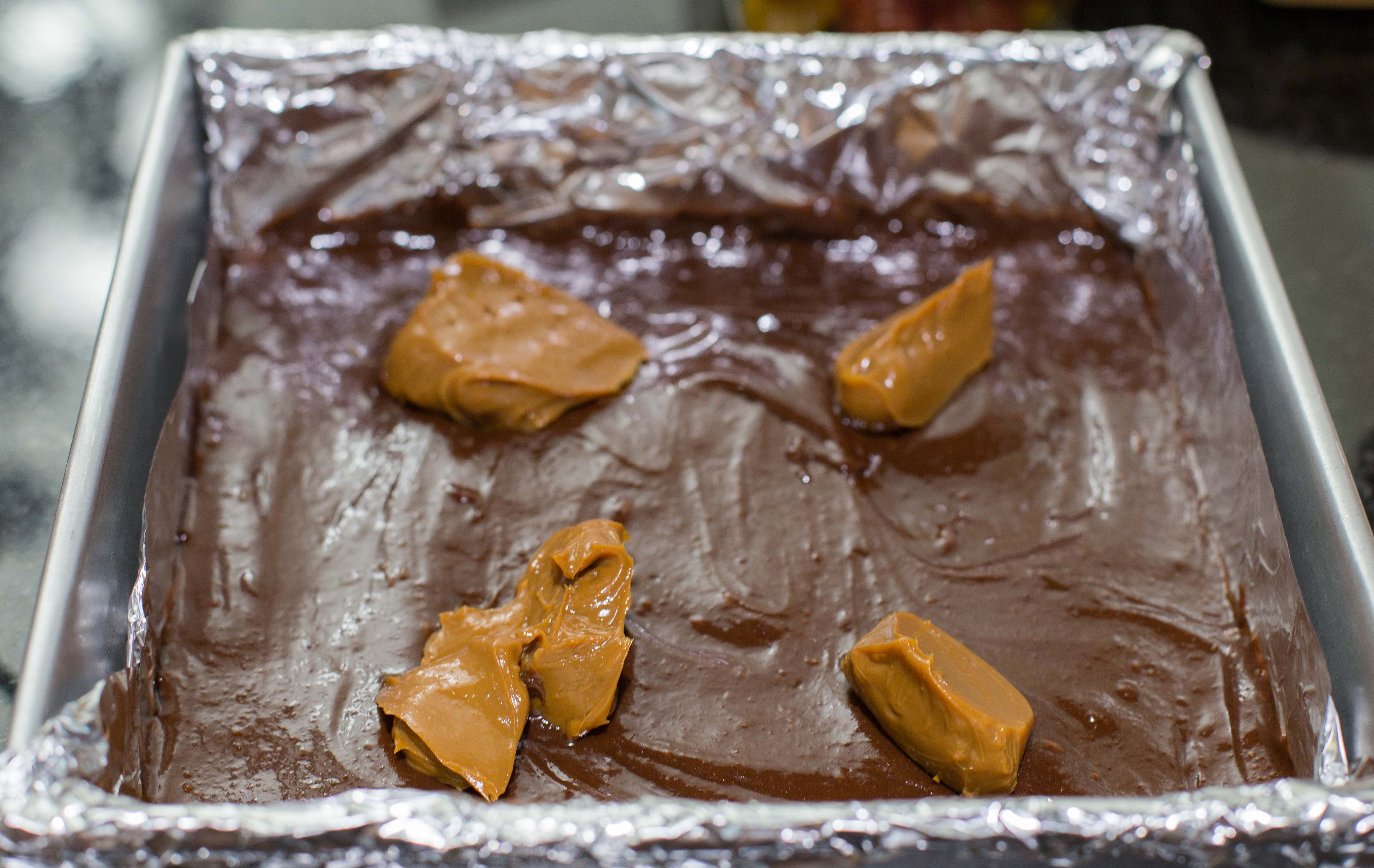 Brownies with Dulce de Leche