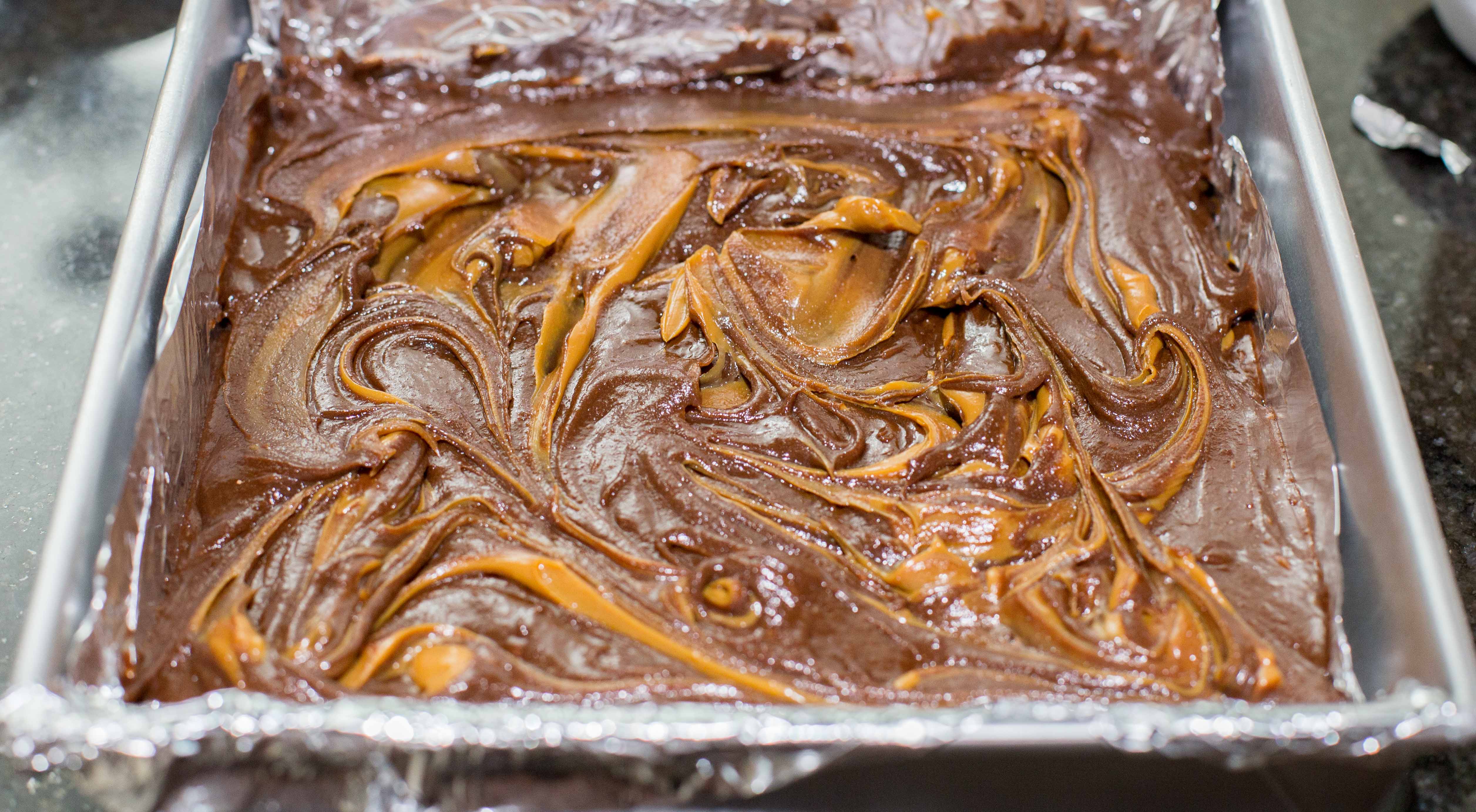 Brownies with Dulce de Leche