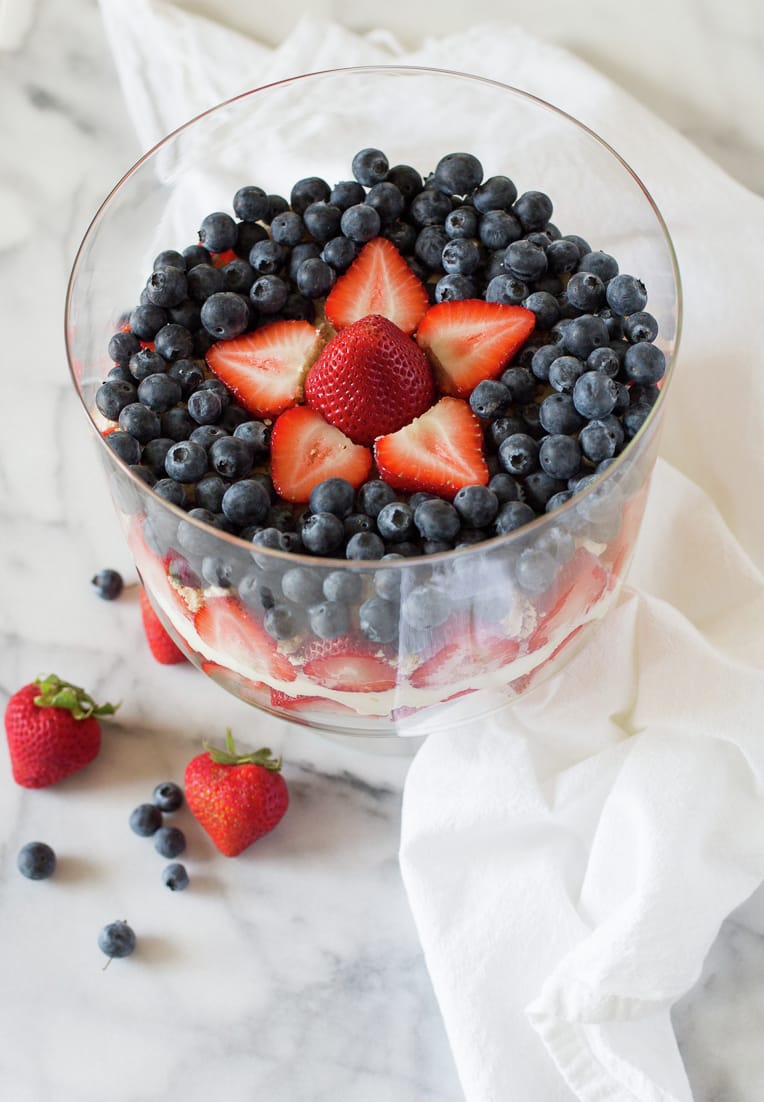 Strawberry Meringue Trifle