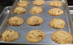 Baked cookies