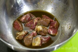 Peruvian anticucho marinating