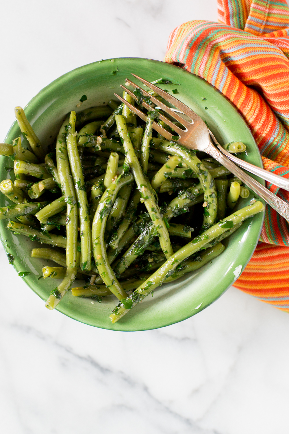 Garlicky Green Beans