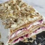 Easy Torta Pompadour Cake with Puff Pastry