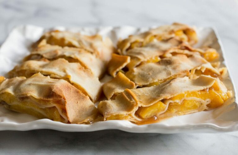 German Peach Strudel