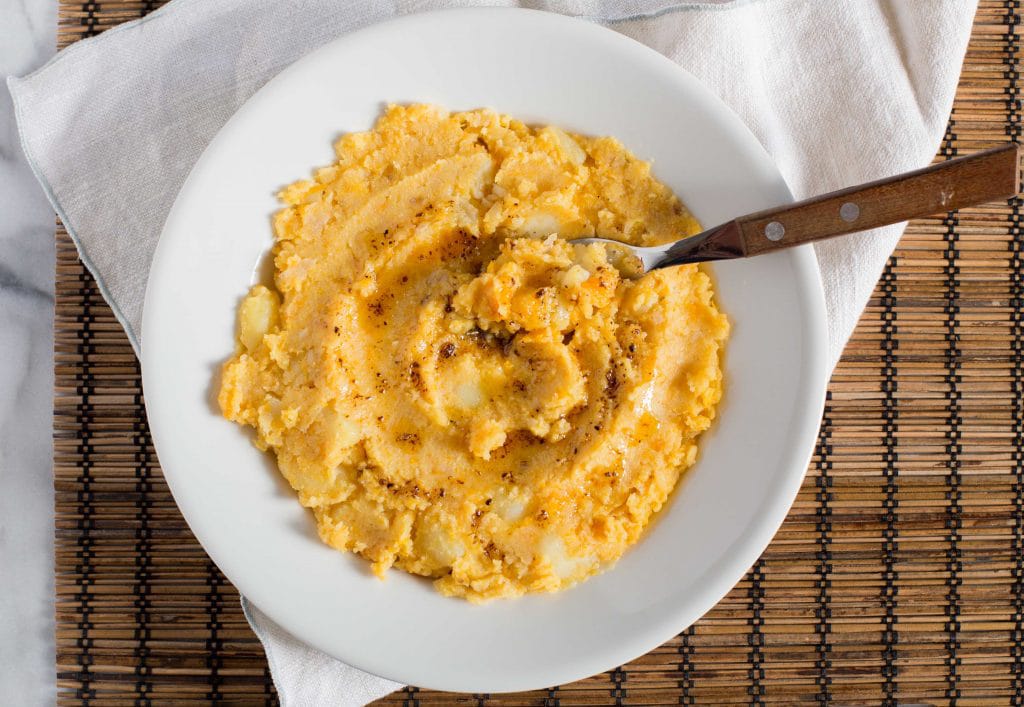 Polenta & Potatoes, Chilean recipe