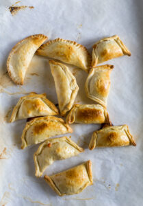 Chilean Pequenes or Onion Empanadas