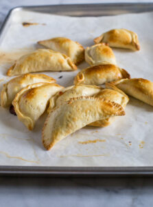 Chilean Pequenes or Onion Empanadas