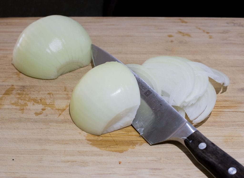 Half moon onions