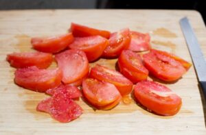 Tomato wedges