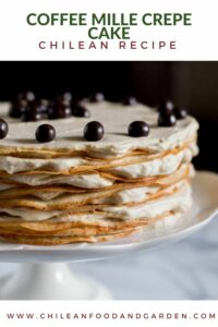 Coffee Mille Crepe Cake