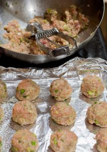 Raw meatballs