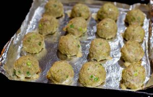 Baked meatballs