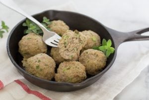 Pork Quinoa Meatballs