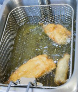Frying the smelts