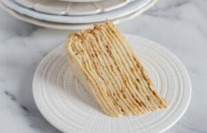 Coffee Mille Crepe Cake