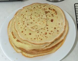 Stack of crepes