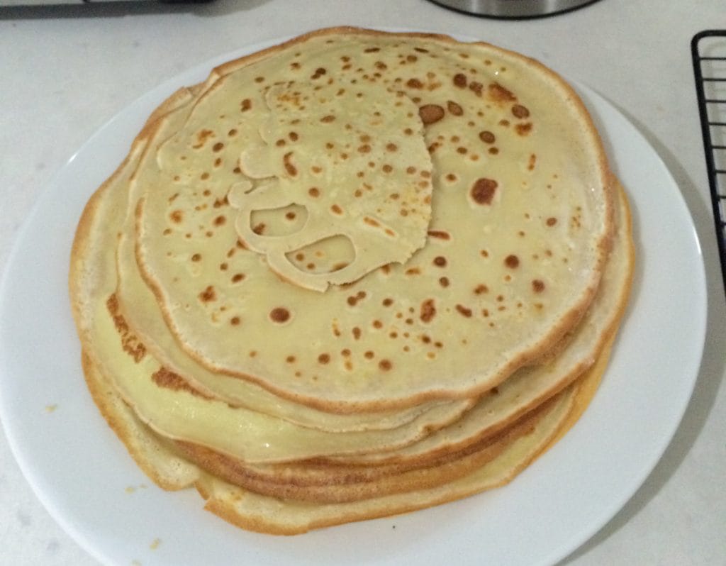 Tower of crepes