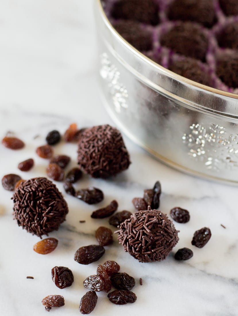 Rum Raisin Truffles