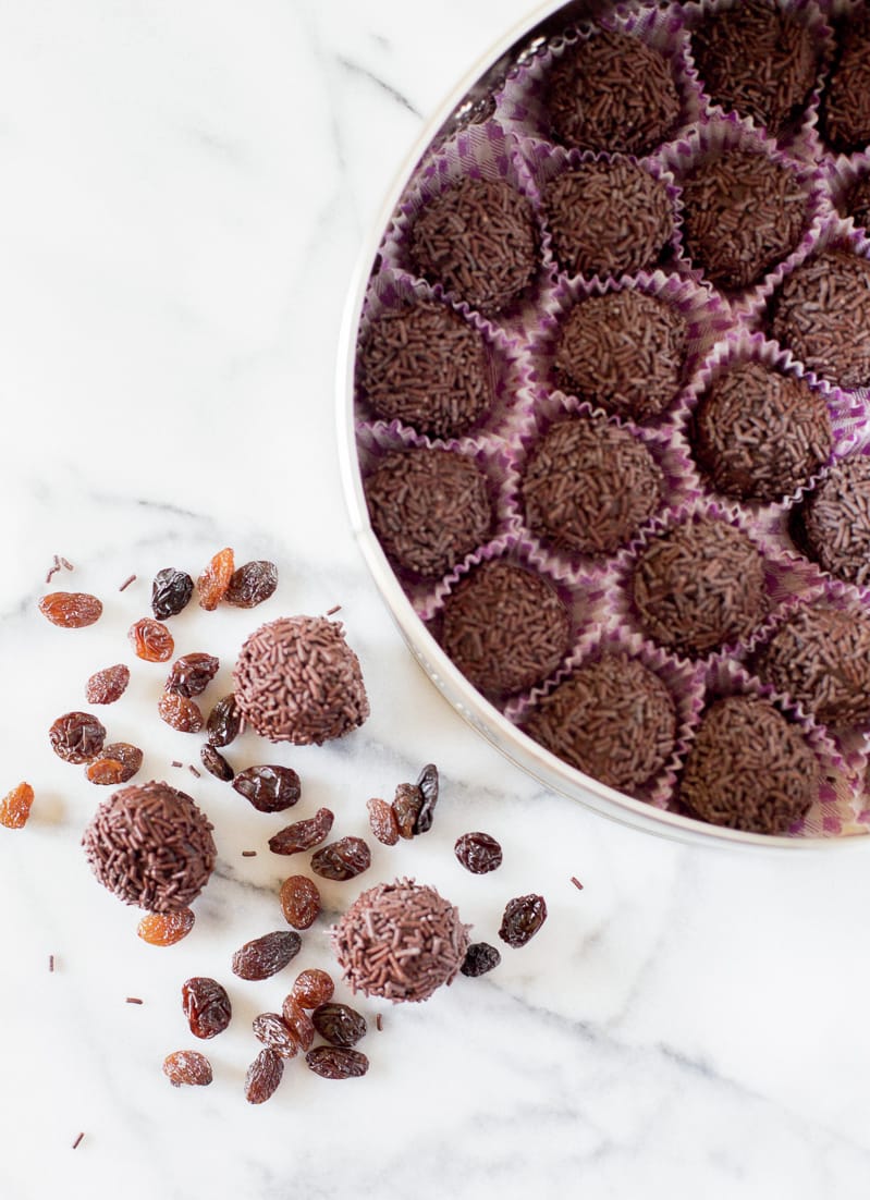 Rum Raisin Truffles