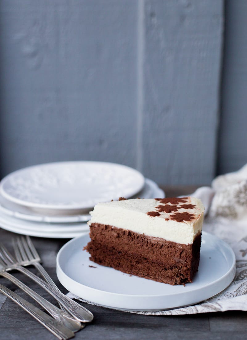 3 Layer Chocolate Mousse Cake