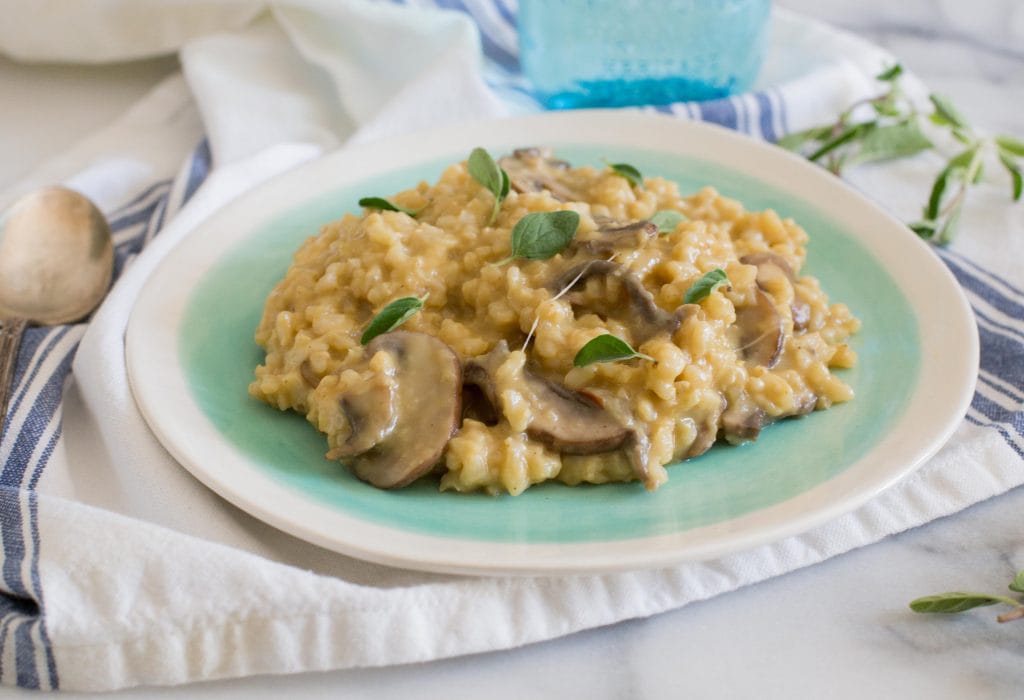 Risotto de champiñones fáciles