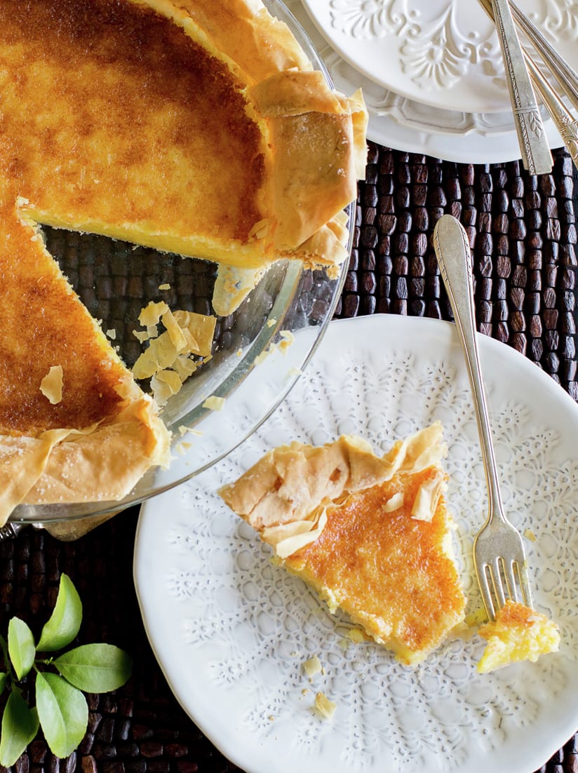 Meyer Lemon Chess Pie