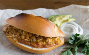 Mexican Torta With Eggs and Chorizo