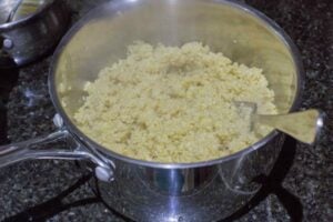 Quinoa cooked