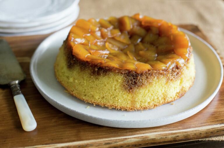 Queque de papaya Chilean Papaya Upside-down Cake