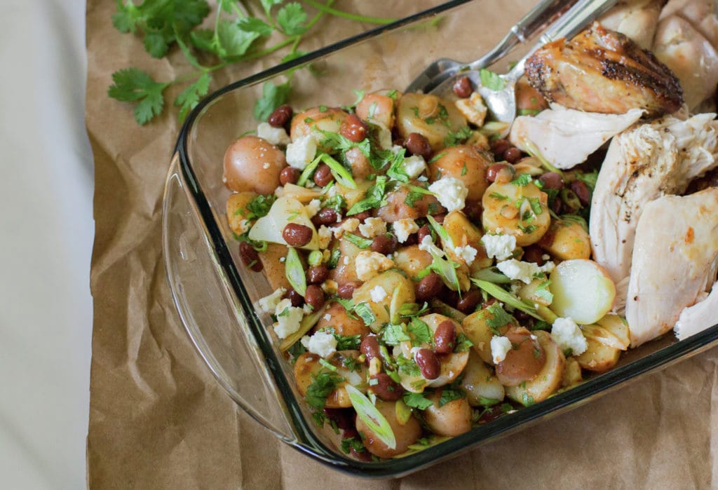 Spicy Bean Potato Salad