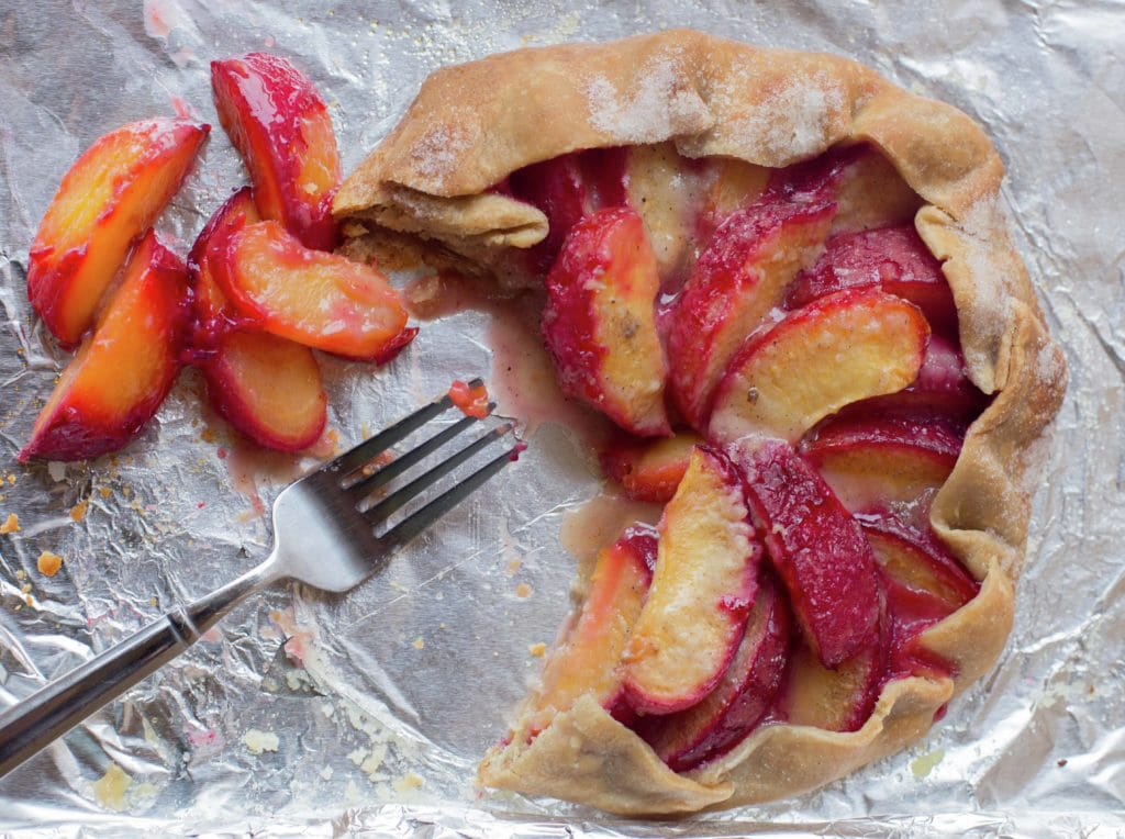 Plum Marzipan Tart