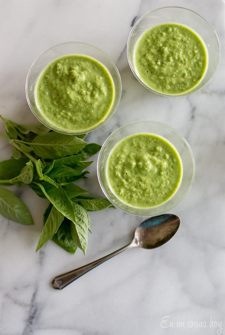 Pea Gazpacho