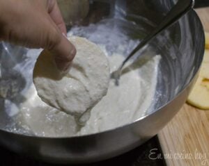 apple covered batter 