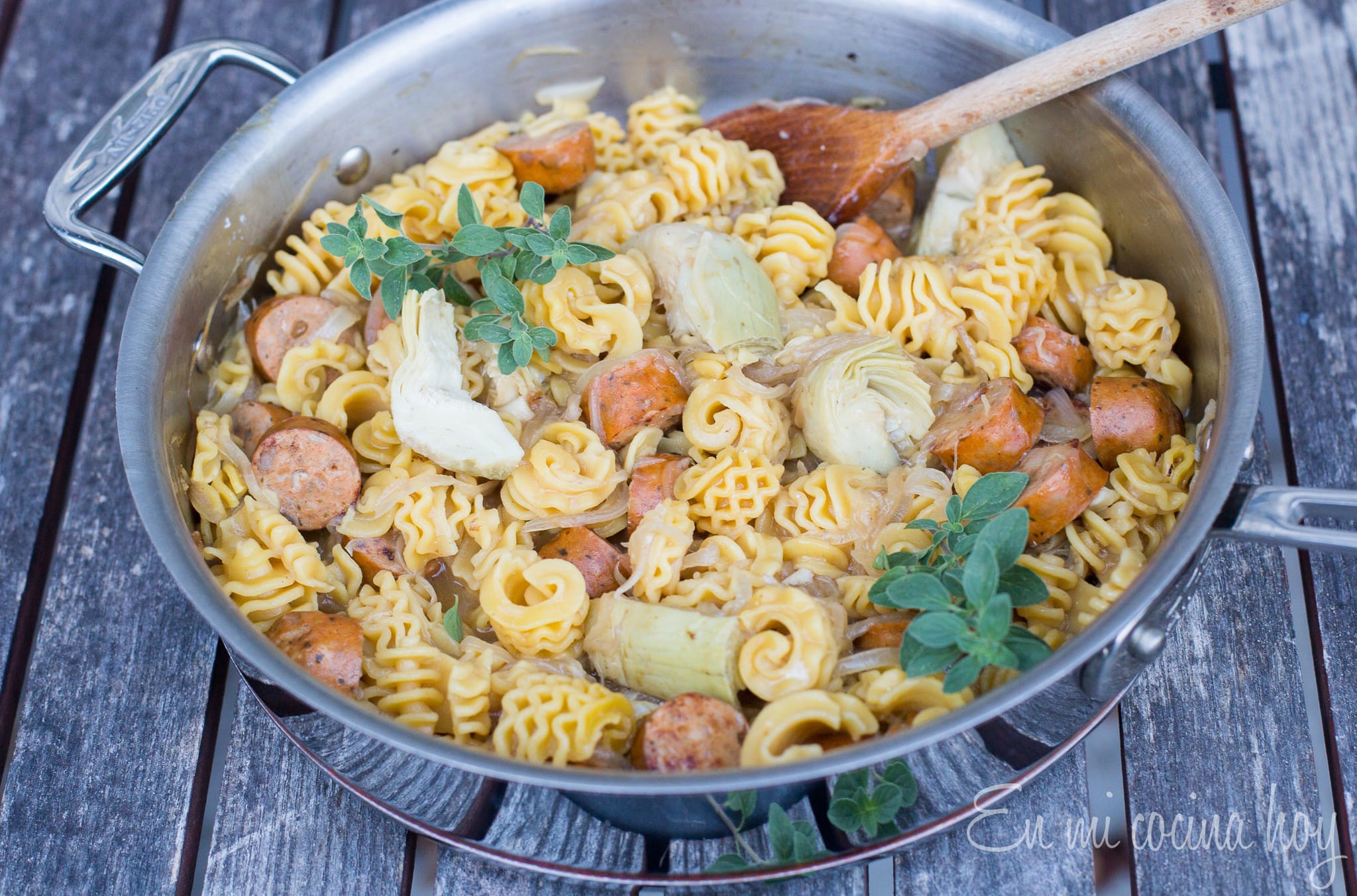 Fideos en 1 sartén