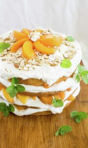 Naked Peaches and cream cake