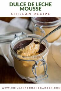 Dulce de Leche Mousse Chilean Recipe