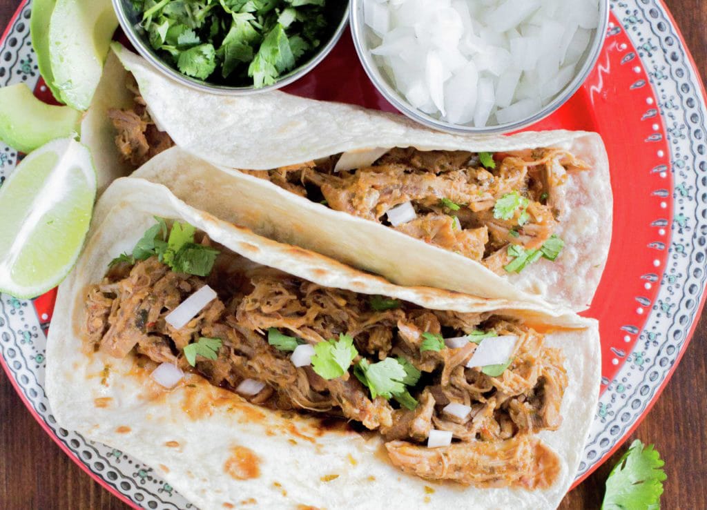 Authentic Pork Tacos or Tacos de Puerco