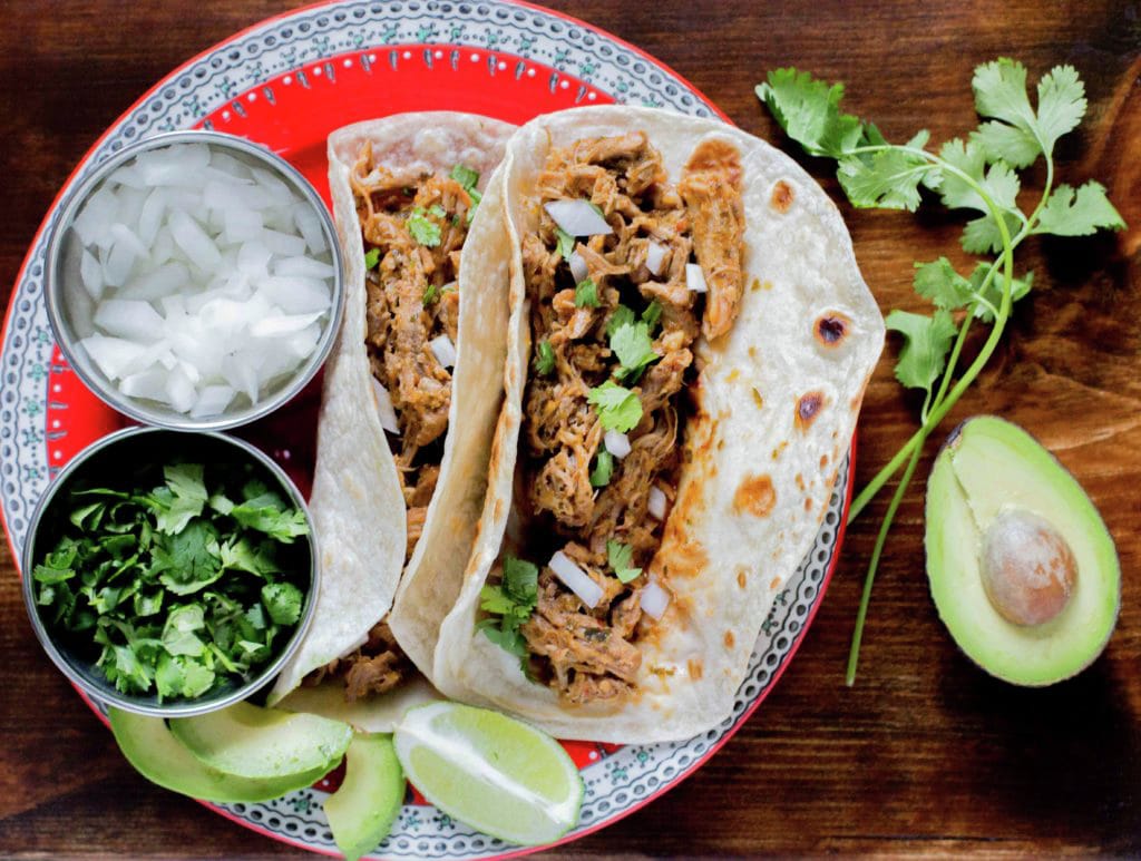 Authentic Pork Tacos or Tacos de Puerco