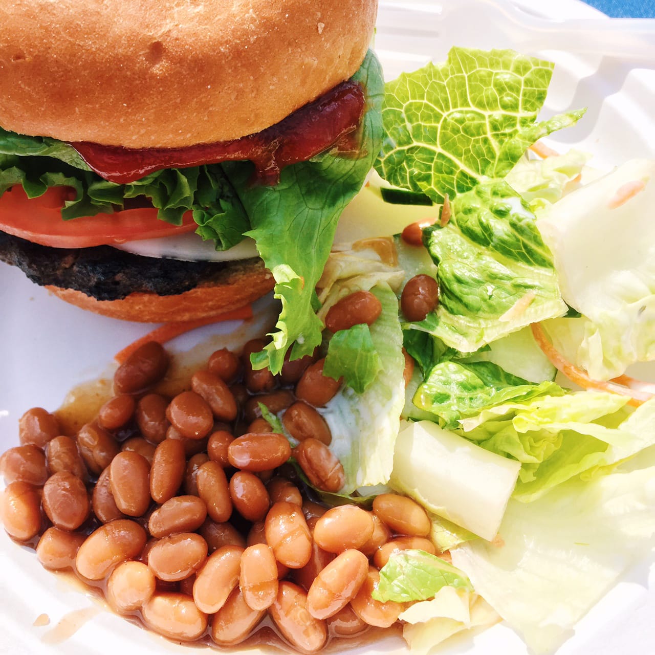 Hamburguesa con frijoles Bush's 