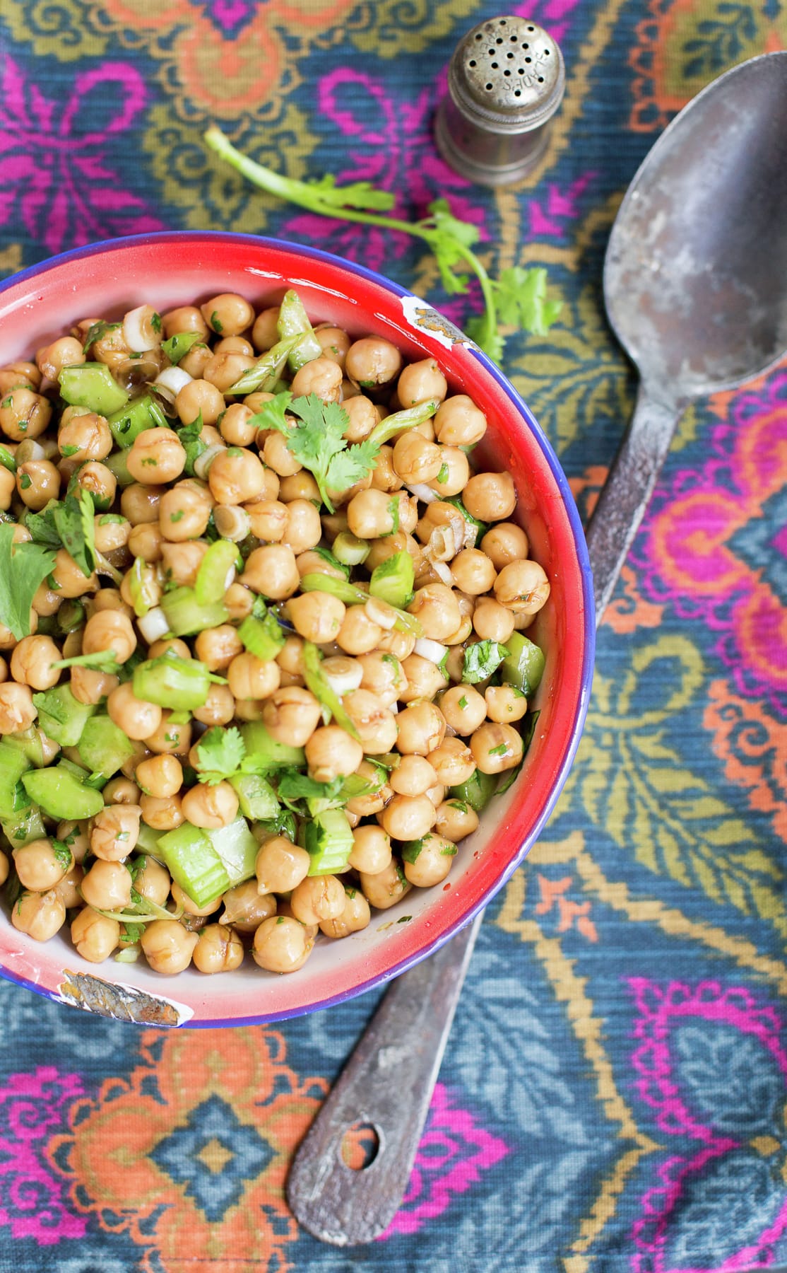 Chickpea celery salad