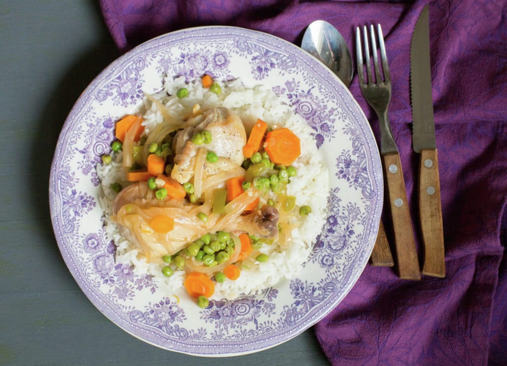 Peas and Carrots Chicken Stew