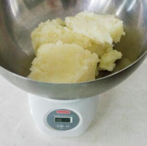 Mashed potatoes for chapalele