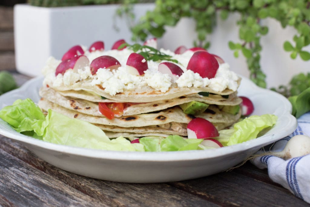 Veggie Tortilla Cake