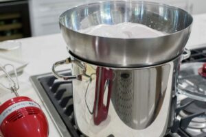 Bain Marie for wine dessert