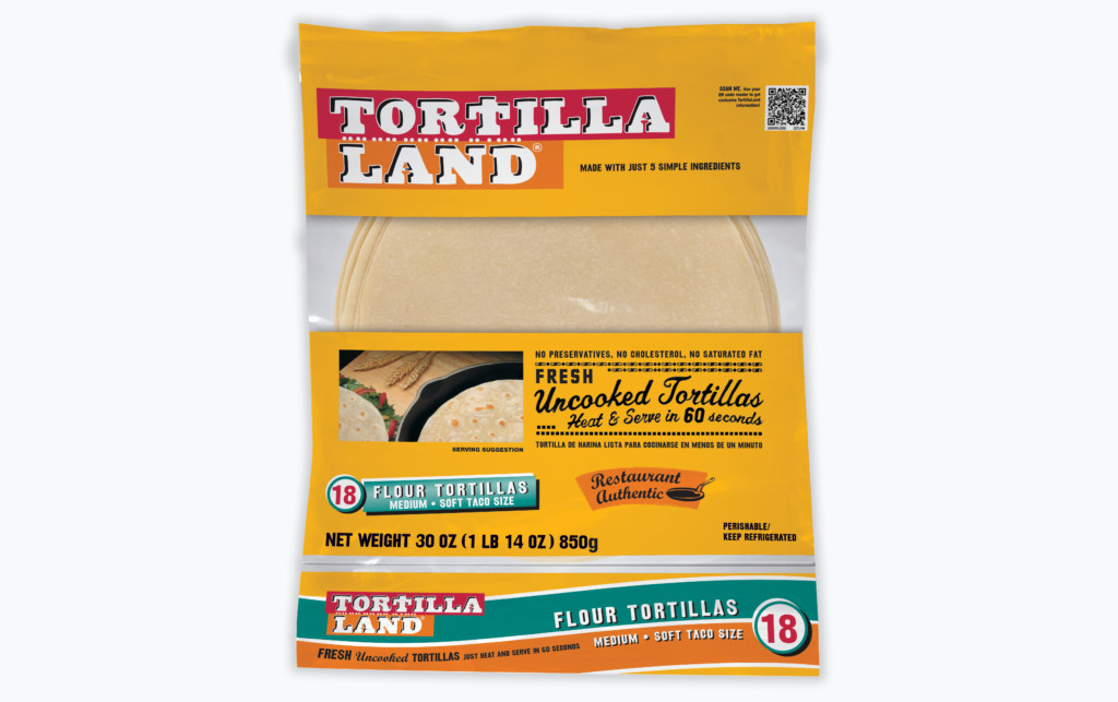 TortillaLand Flour Tortilla package