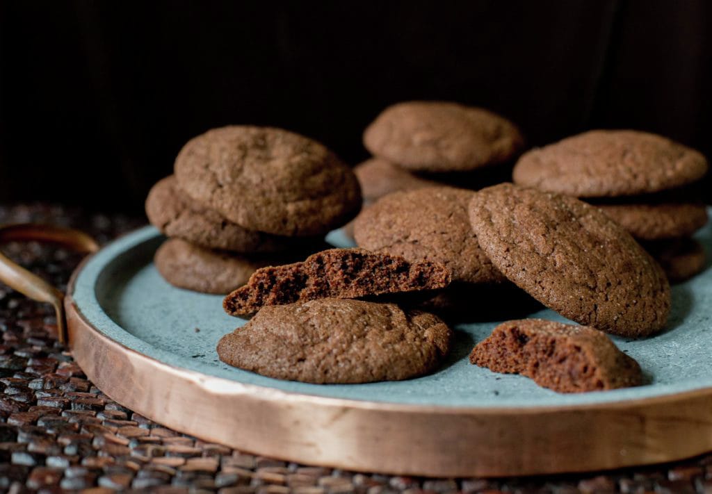 Chocolate Cookies with a touch of cinnamon