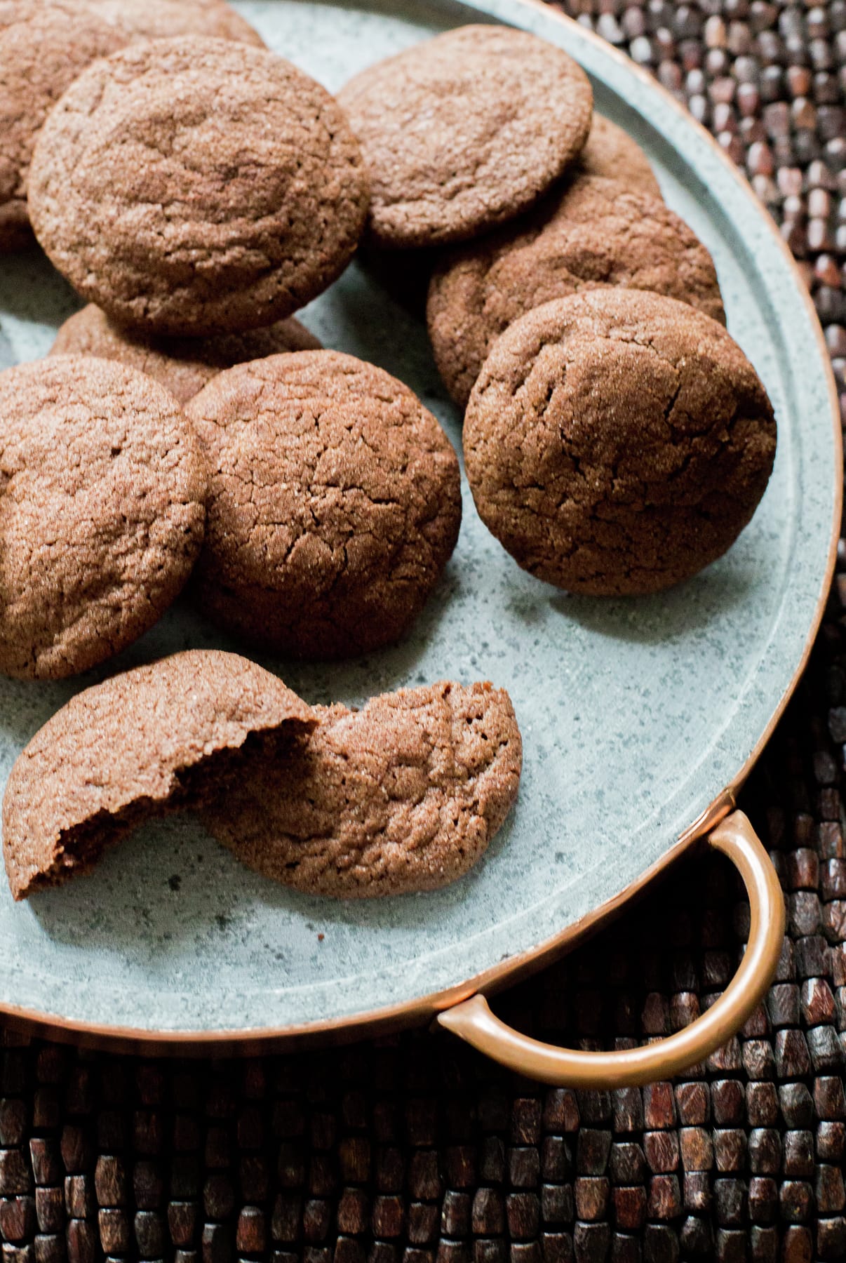 Chocolate Cookies with a touch of cinnamon