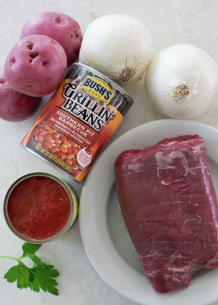 Chimichurri & Seared Steak Stew