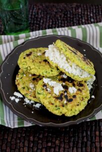 Zucchini arepas